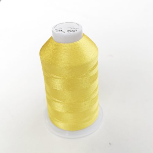 Embroidery thread yellow