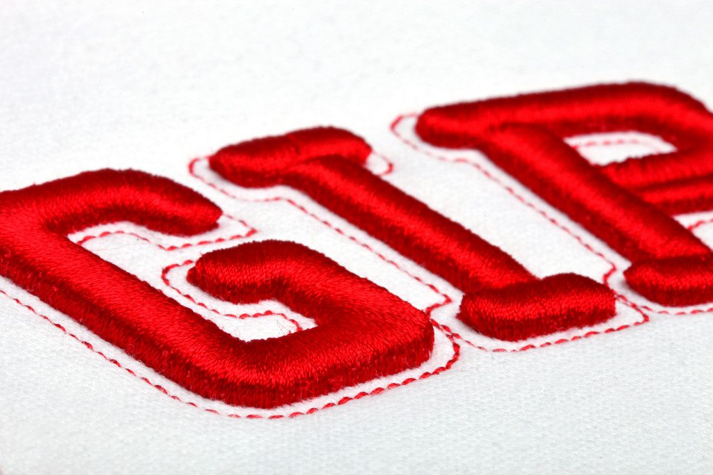 3d embroidery effect