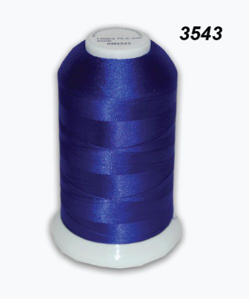 embroidery thread royal blue 3543