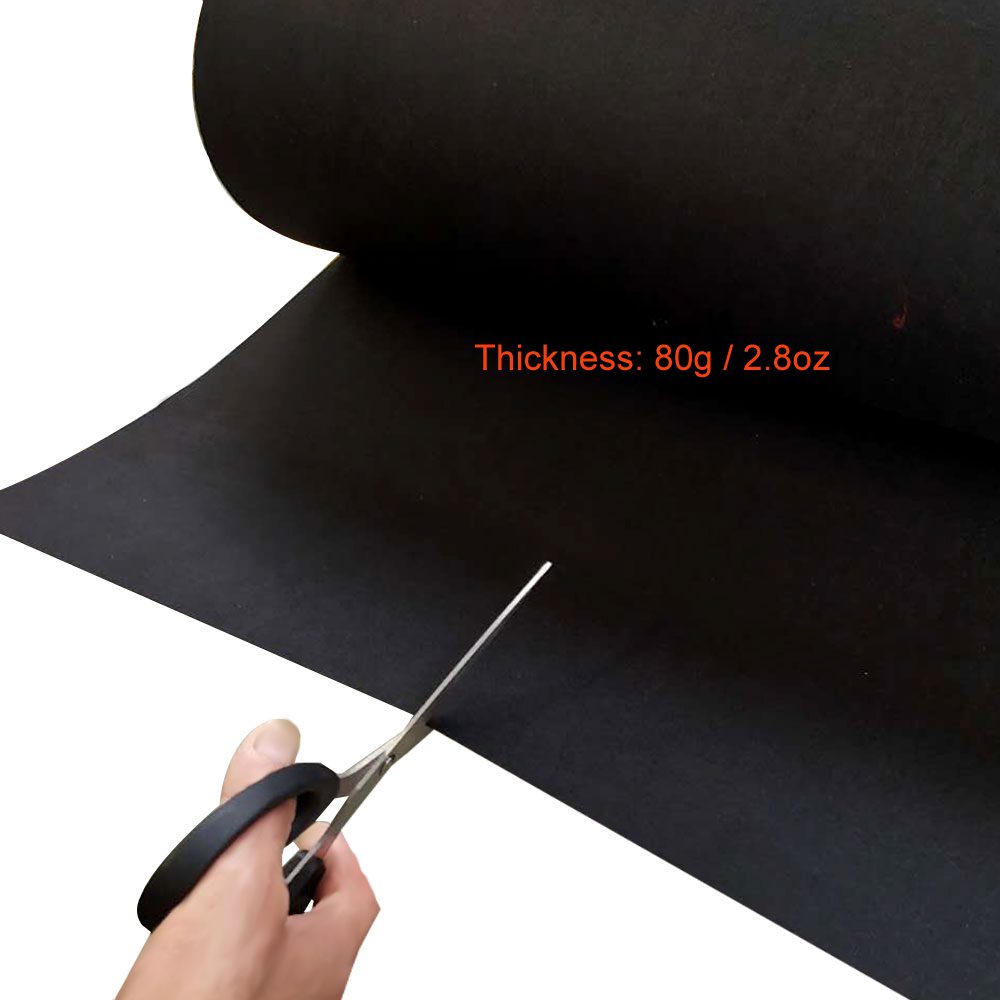 Cut Away Embroidery Stabilizer, Embroidery Backing 33.5 x 38 Yard  (35meter) Roll-Black