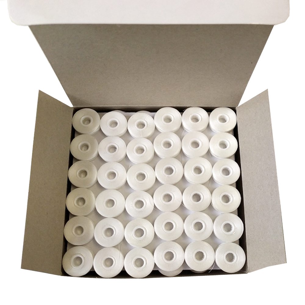 144 L Paper Sideless Prewound Bobbins for Embroidery Machine