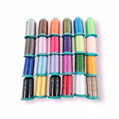 24 assorted colors embrodery threads